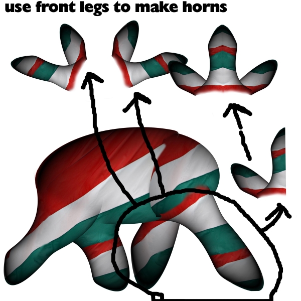 Creation of Hungarian Flagasaurus: Step 8